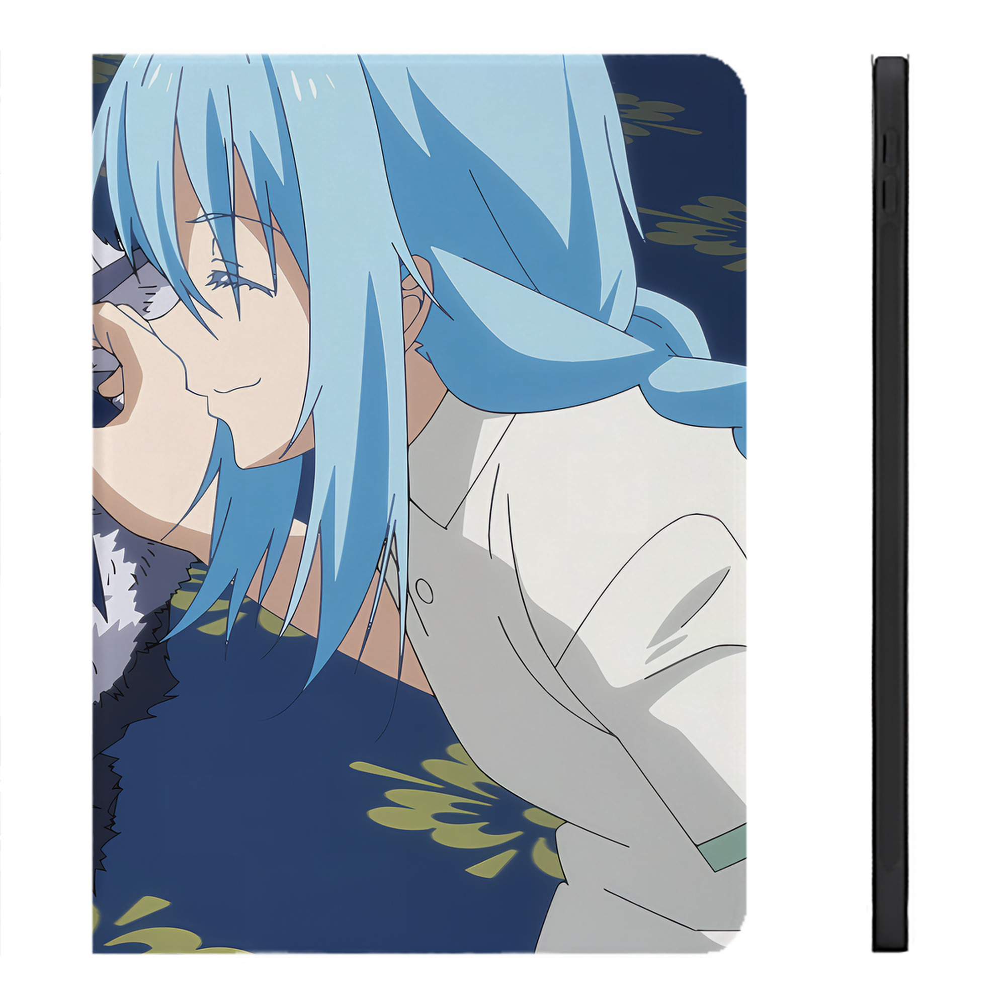 （画像用） 転スラ Regarding Reincarnated to Slime IPadケース ペンホルダー付き ブックスタイルデザイン